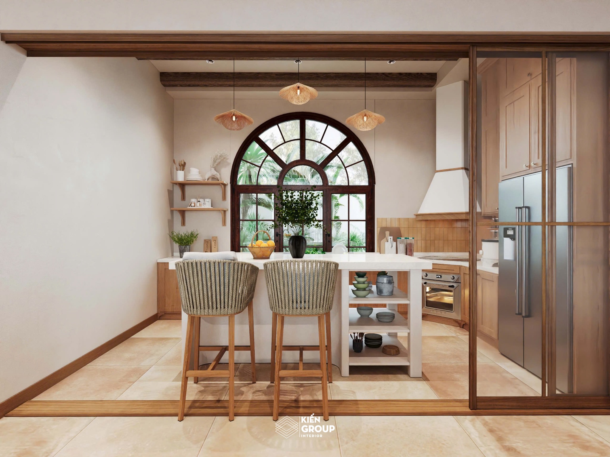 [HN] KIẾN TRÚC & NỘI THẤT BA SAO | KIM BẢNG - 2 Tầng